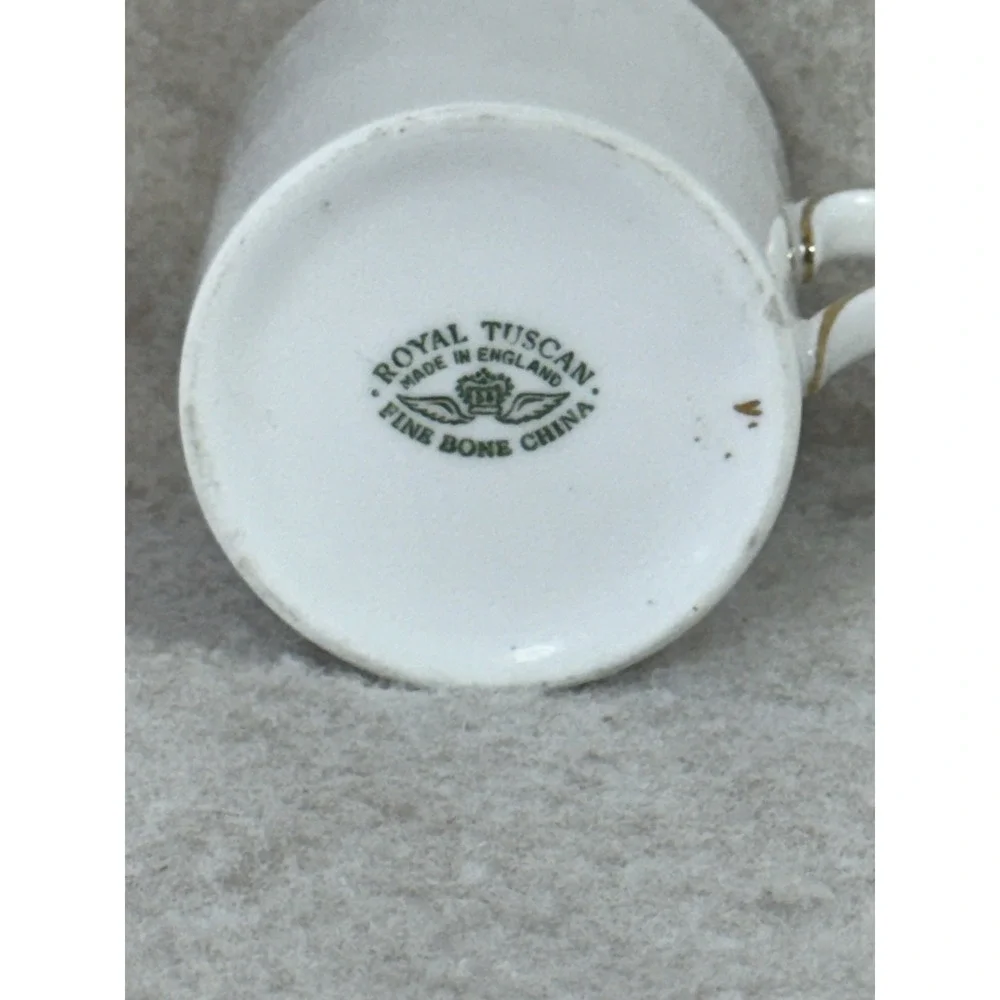 Vintage Teacup‎ and Saucer Royal Tuscan
